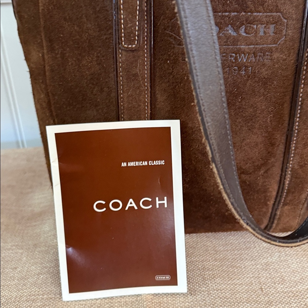 Coach vintage 2005 suede Hampton tote - Picture 14 of 14